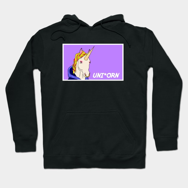 Unicorn for adult Hoodie by WOW DESIGN